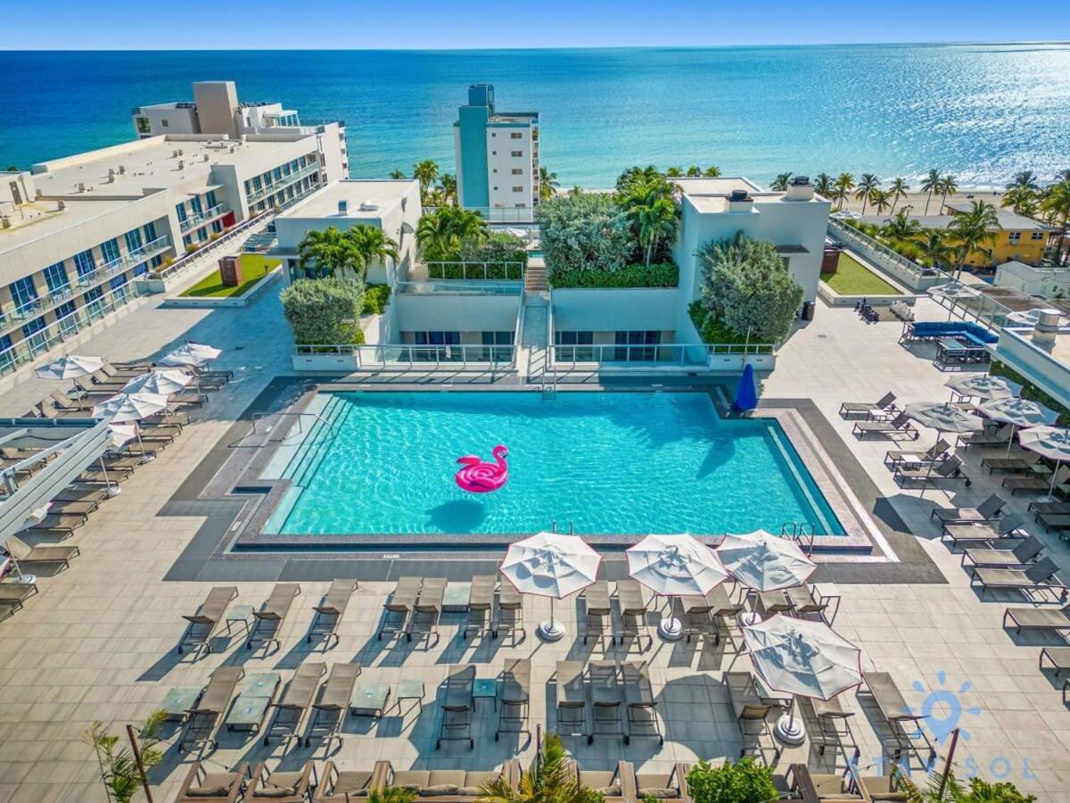 Lx Oasis Beachfront-Rt Infinity Pool Hollywood Eksteriør bilde