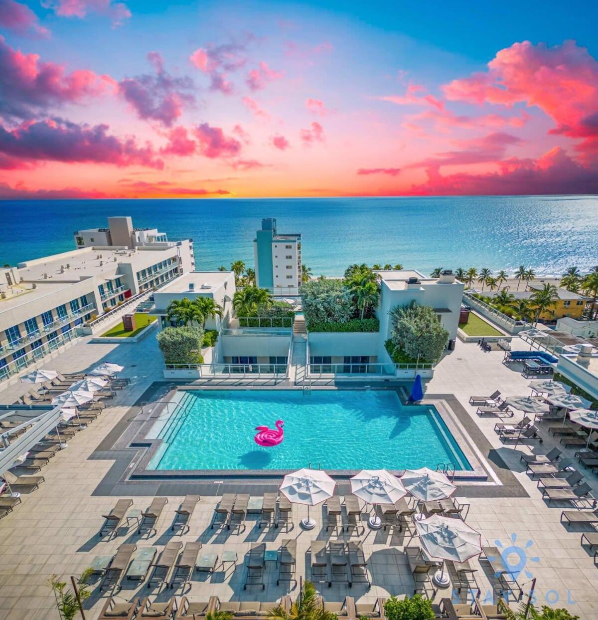 Lx Oasis Beachfront-Rt Infinity Pool Hollywood Eksteriør bilde