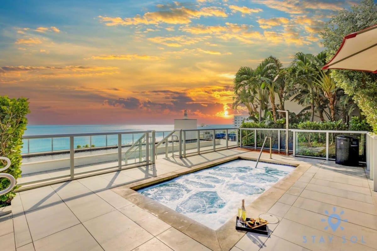 Lx Oasis Beachfront-Rt Infinity Pool Hollywood Eksteriør bilde